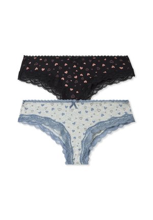 PACK 2  CUORI - Slip - grigio chiaro melange
