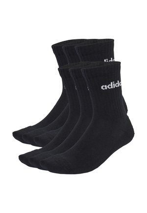 C LIN CREW 6P - Calcetines tobilleros - black/white