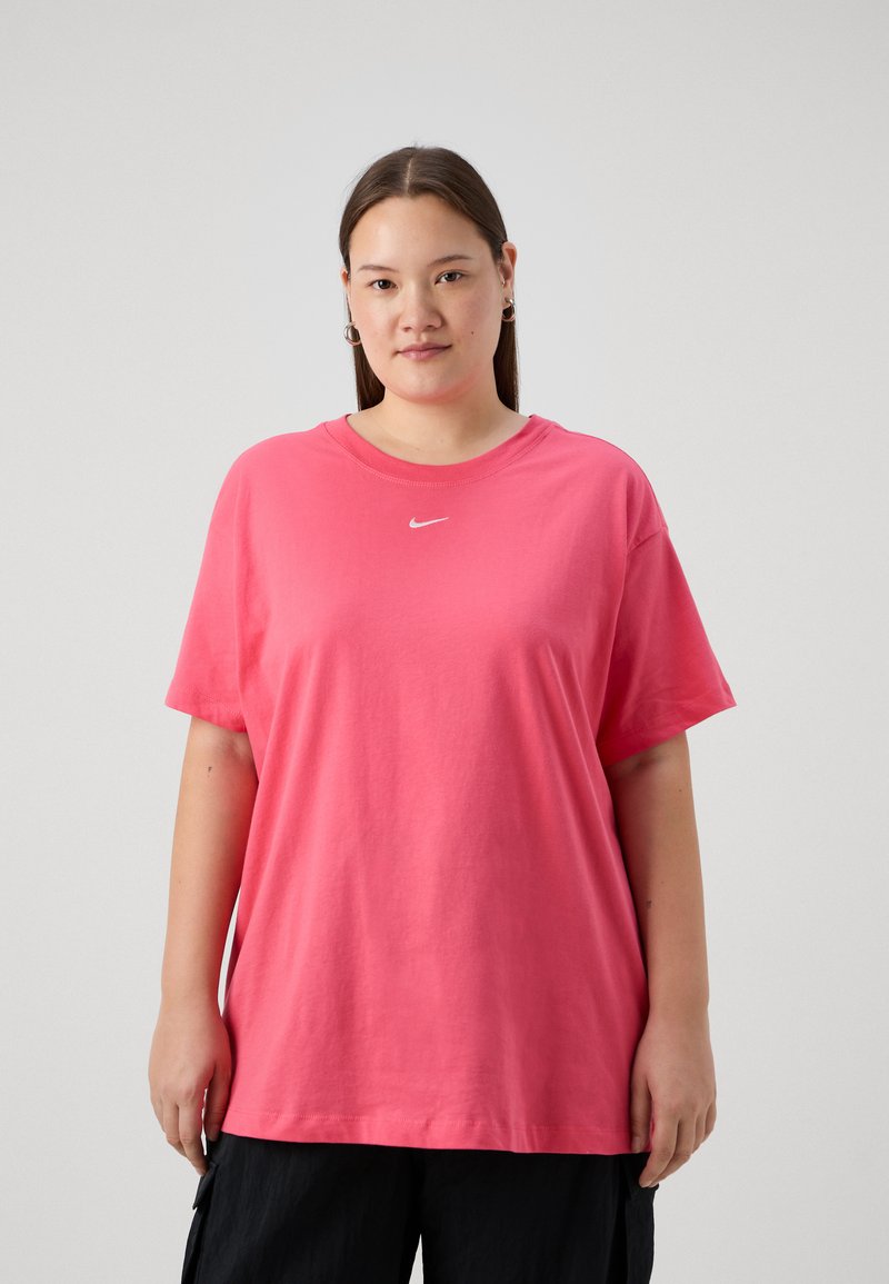 Nike Sportswear TEE - Jednoduché tričko - pink/white