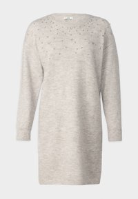 JDYNAMI LIFE SPARKLE DRESS KNT - Strikkjoler - silver lining/white