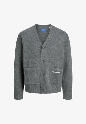 Vesta na kopčanje - dark grey melange