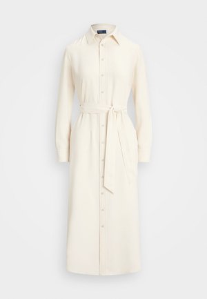 Polo Ralph Lauren SATIN SHIRTDRESS - Kreklkleita - mascarpone cream