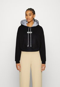 Levi's® GRAPHIC LAUNDRY HOODIE - Sportinis megztinis - black agate/starstruck heather