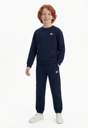 Tommy Hilfiger HERITAGE FLAG UNISEX SET - Sweatshirt - dark night navy