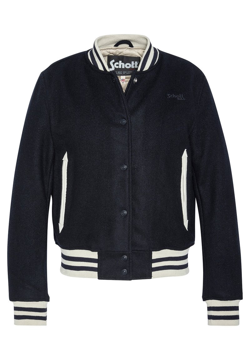 Schott Bomberjacks donkerblauw