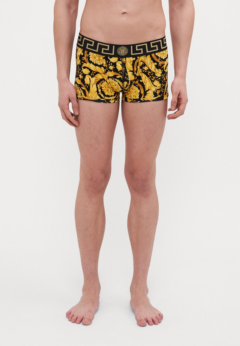 Versace - SHORT TRUNK BAROCCO ALL OVER NEW LOGO - Boxers - schwarz gold, Agrandir