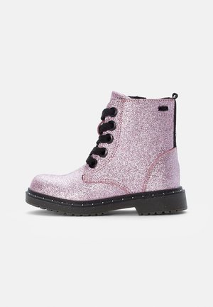 Lace-up ankle boots - rose