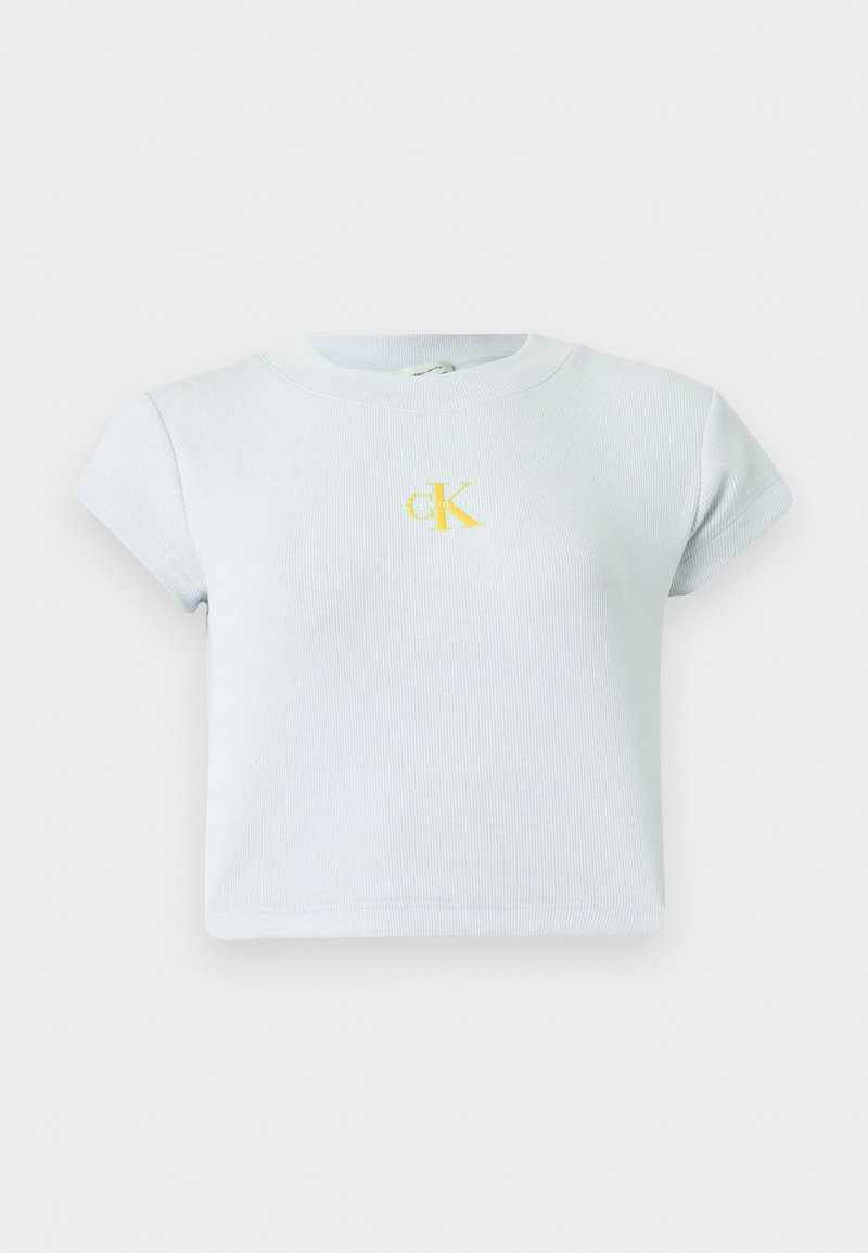 Calvin Klein Jeans T-shirt basic groen Calvin Klein Jeans T-shirt basic groen