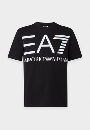 EA7 Emporio Armani, TRAIN LOGO SERIES OVERSIZE LOGO TEE - Μπλουζάκι με στάμπα - black