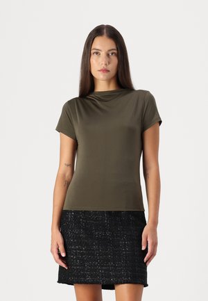 Modström KIZZEYMD - Paprasti marškinėliai - warm gray