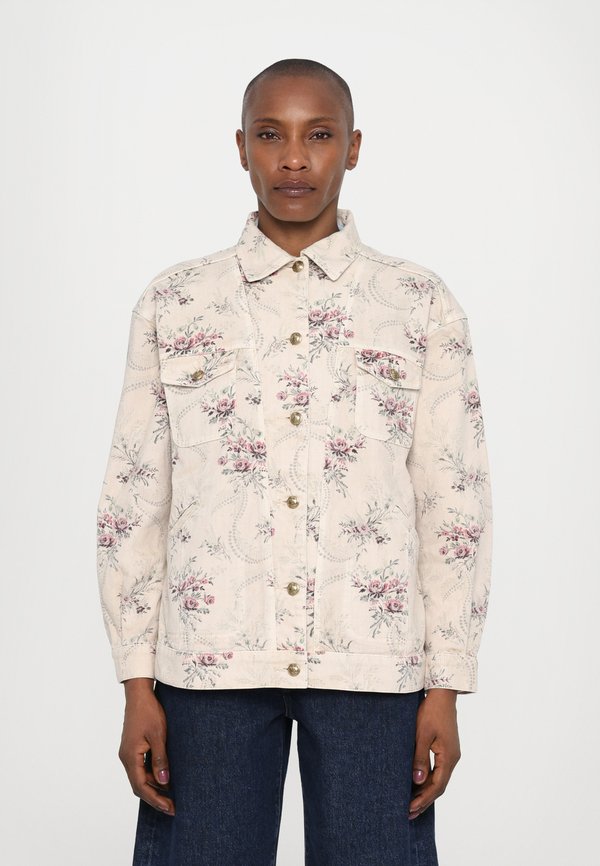 Jeansjacke - beige taupe