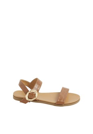 Yours Clothing, WIDE FIT SANDALS - Sandalen - brown