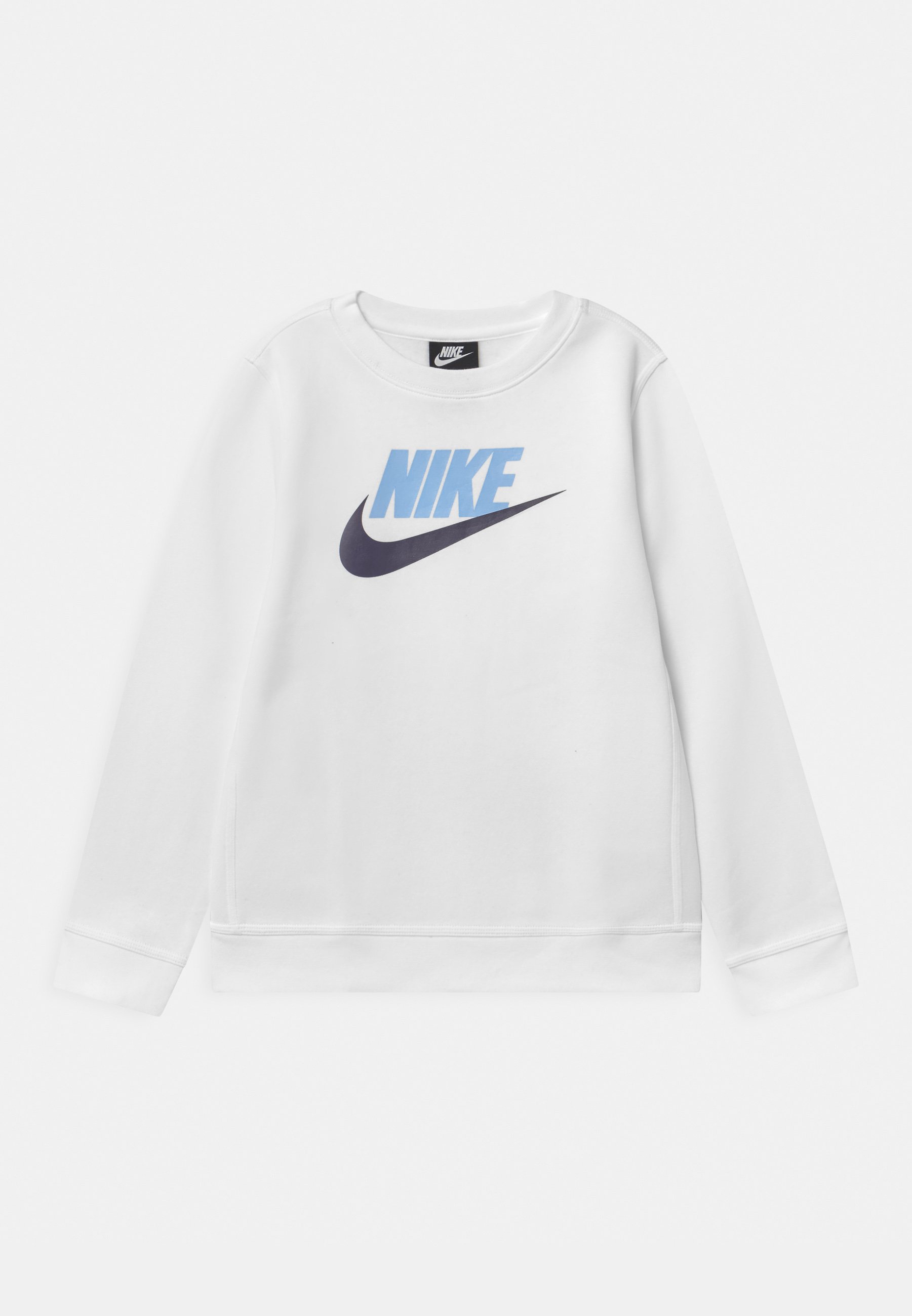 Blue and white nike jumper Clearance