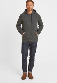 TOG24 ALDEN - Zip-up sweatshirt - dark grey marl