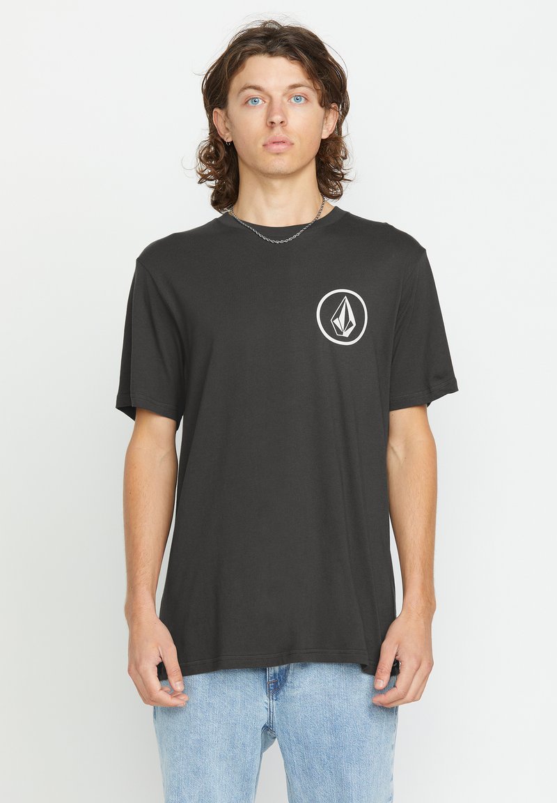 Volcom - TEE ICONIC STONE - Print T-shirt - stealth, Enlarge