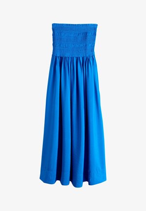Next, TALL FIT - BANDEAU SHIRRED BODY MIDI DRESS . - Day dress - blue