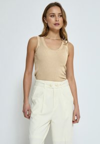 Desires DEANELI RIB TANK TOP. - Top - sandshell