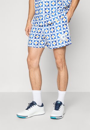 RIVIERA SCOOTER SHORT - Sportiniai šortai - white/blue/gold-coloured