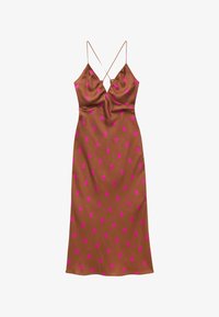 Non sélectionné, dark brown polka dots