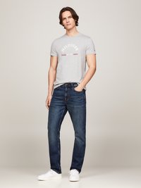 Tommy Hilfiger ARCH TEE - T-shirt con stampa - light grey heather