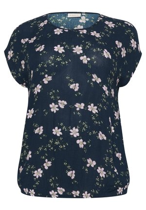 Kaffe Curve LOKANA - Blouse - midnight pink flower