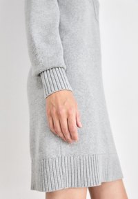 Calvin Klein Jeans INTARSIA LOOSE DRESS - Vestido de punto - grey heather