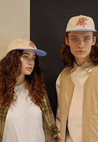 Obey Clothing AFTERMATH PANEL SNAPBACK UNISEX - Boné - white/blue