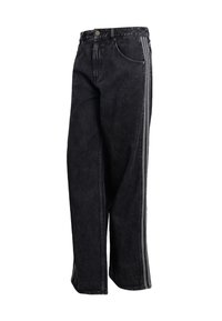 FIREBIRD PANTS  - Traperice opuštenog kroja - true black denim