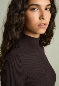 Reiss VIENNE HIGH-NECK  - Džemper - burgundy