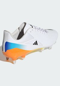 adidas Performance ADIZERO RS15 ULTIMATE RUGBY - Jalkapallokengät pehmeälle alustalle - cloud white   core black   lucid tangerine