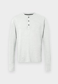 CLASSIC HENLEY - Μπλούζα με μακριά μανίκια - grey