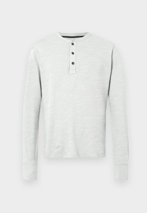rag & bone CLASSIC HENLEY - Tops ar garām piedurknēm - grey
