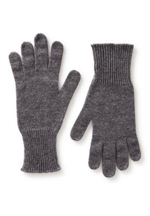 PLAIN WITH CUFF - Guantes - grey