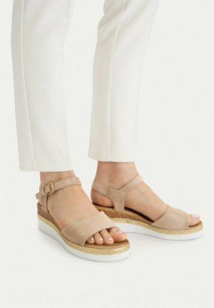 Jenny, Keilsandalette - beige