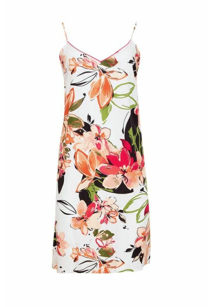 Damen Nachthemden | Cyberjammies SCHMALE TRÄGER VANESSA FLORAL Nachthemd white peach floral print/weiß - UG07921 Damen Nachthemden | Cyberjammies SCHMALE TRÄGER VANESSA FLORAL Nachthemd white peach floral print/weiß - UG07921