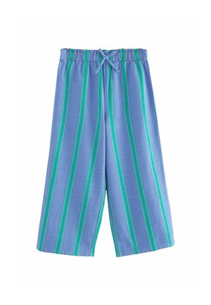 REGULAR FIT - STRIPE WIDE LEG - Nadrágok - blue green