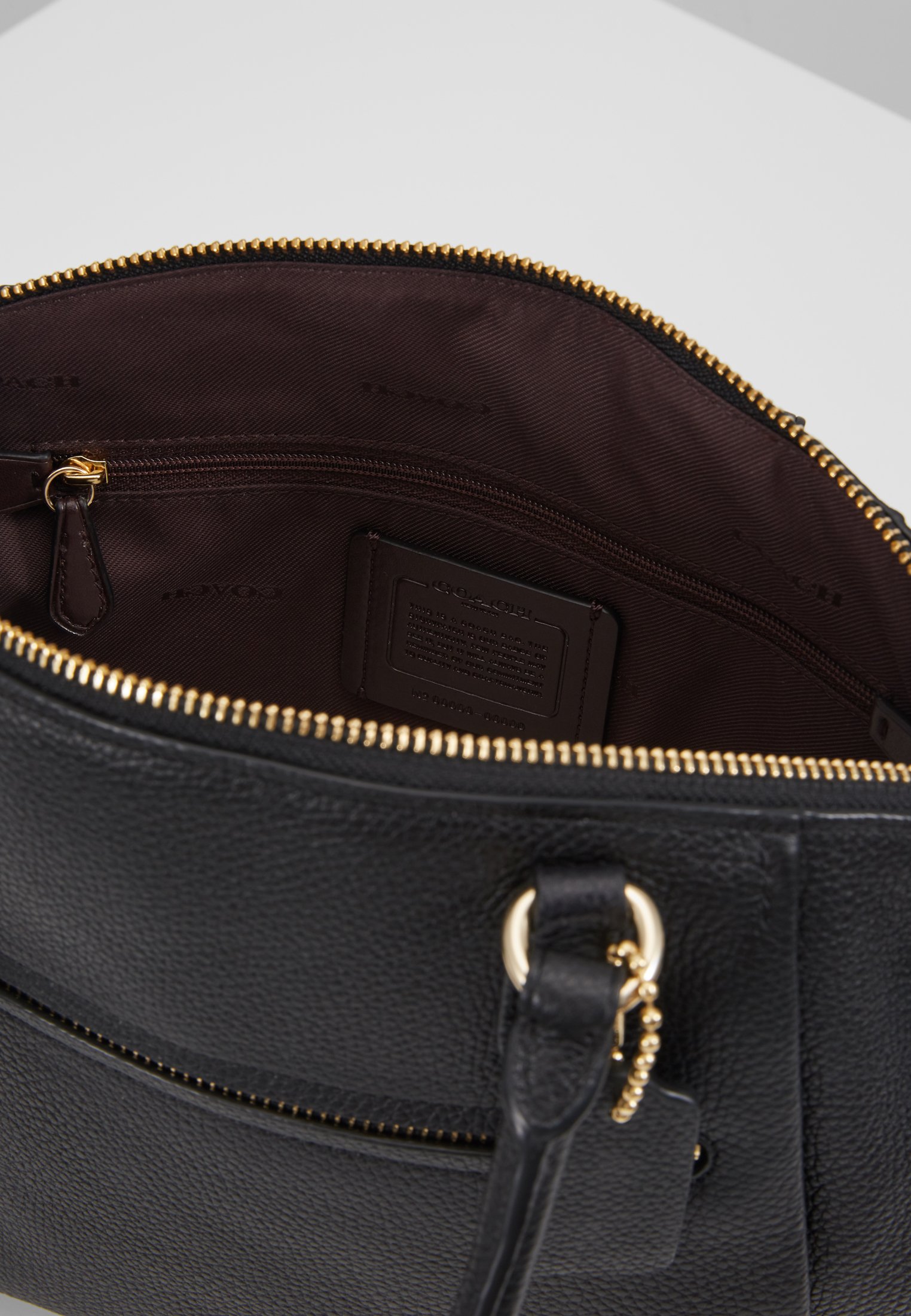 black coach satchel purse