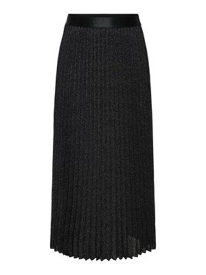 JDYAMALFI MIDI PLEAT SKIRT - Jupe longue - black