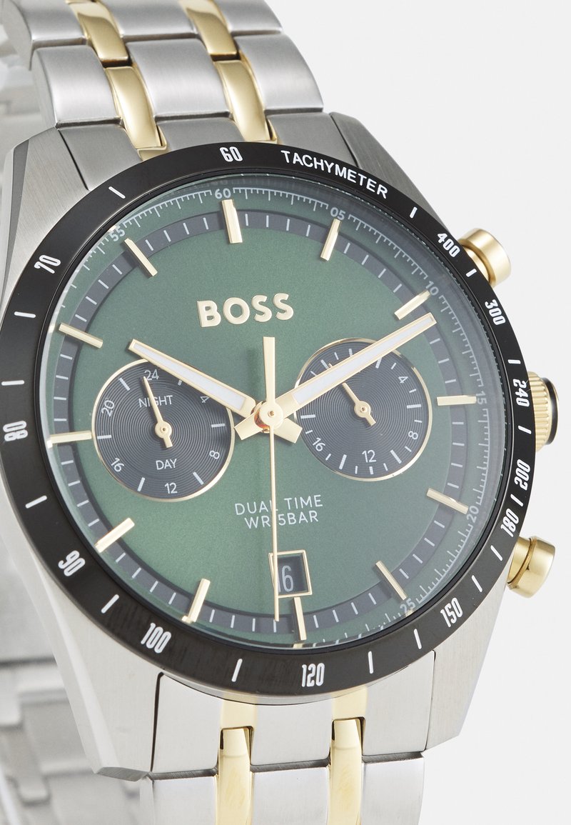 BOSS TOURMASTER Chronograph silver-coloured/gold-coloured