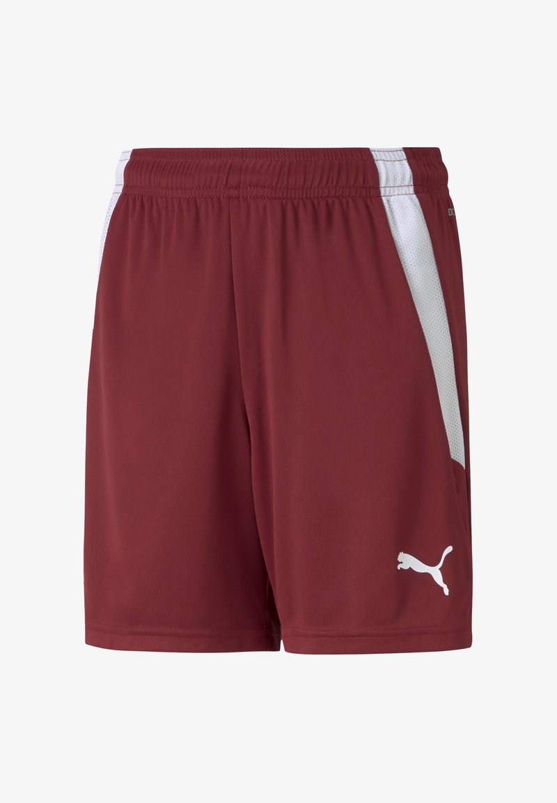 Puma TEAMLIGA - Kurze Sporthose - rotweiss