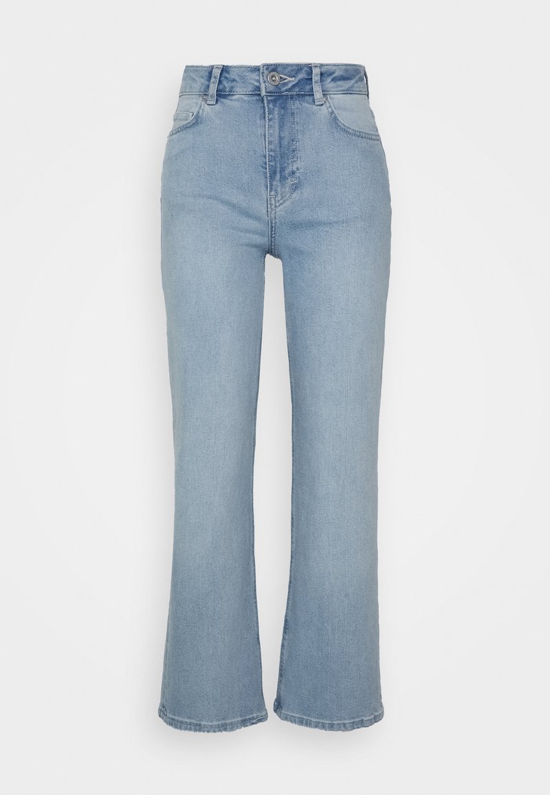 Pieces Petite Relaxed fit jeans lichtblauw denim