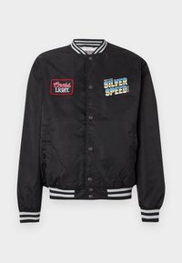 COORS SILVER SPEED - Μπουφάν τύπου bomber - black/silver-coloured