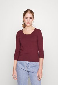 Vero Moda Petite VMDANIMAXI O-NECK - Camisola de manga comprida - port royale