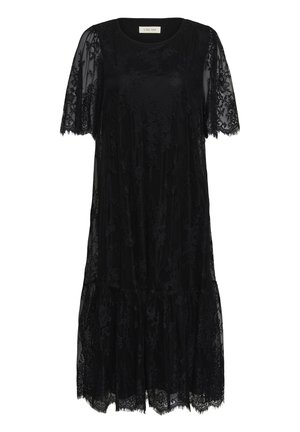 Cream, CRMIRA SHORT SLEEVE MIDI DRESS - Robe de jour - pitch black