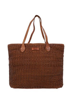 Gusti Leder CHANDANA - Tote bag - cognac