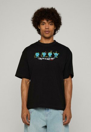 Print T-shirt - black