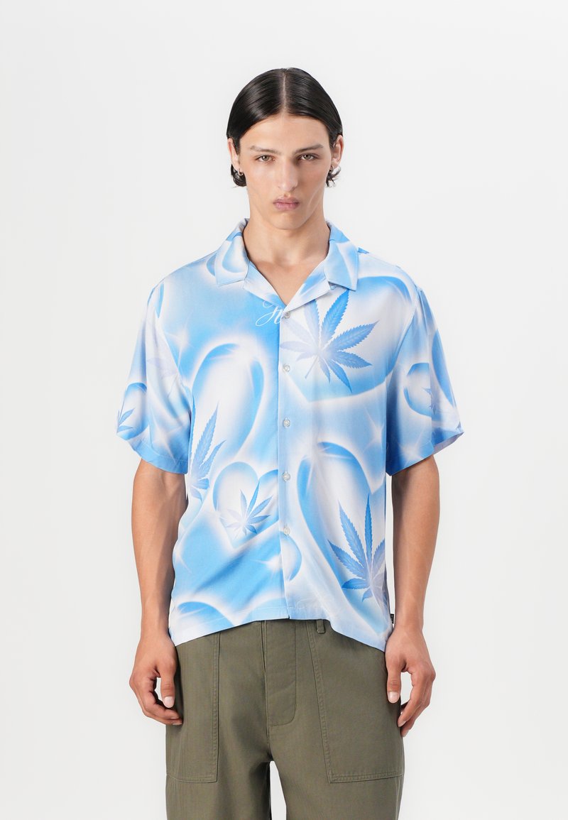 HUF LOVE IN THE AIR UNISEX - Gombos blúz - pool blue