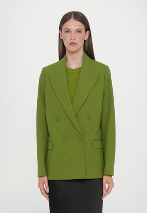 CLOSED FITTED DOUBLE BREASTED  - Bleiseri - pistachio green