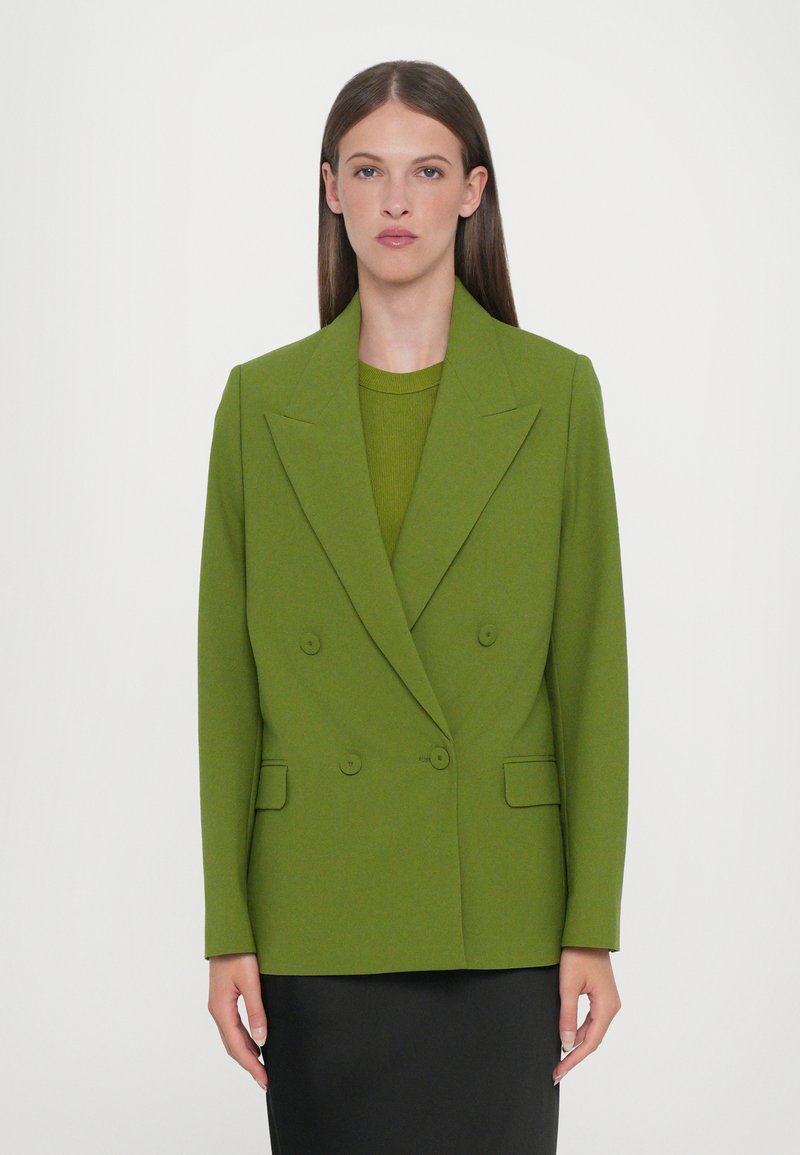 CLOSED FITTED DOUBLE BREASTED  - Blazer - pistachio green