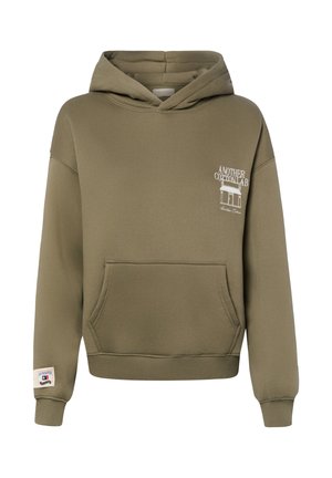Another Cotton Lab, Kapuzenpullover - schilf weiß
